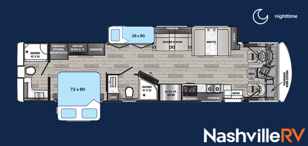 Class A Motorhomes - motorhome rentals Nashville TN